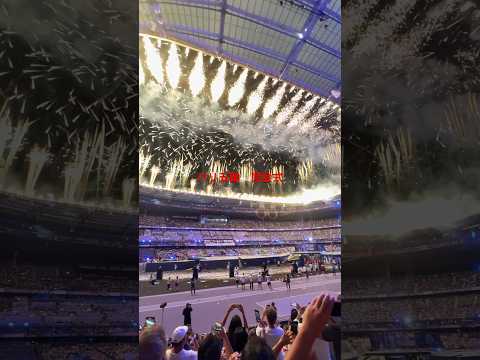 【パリ五輪閉会式 現地映像】フィナーレの花火のスケールがデカすぎた#paris2024 #olympics #closingceremony #fireworks