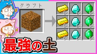 チート級の最強の土を使ってエンドラを倒しに行った結果【マイクラ/まいくら】