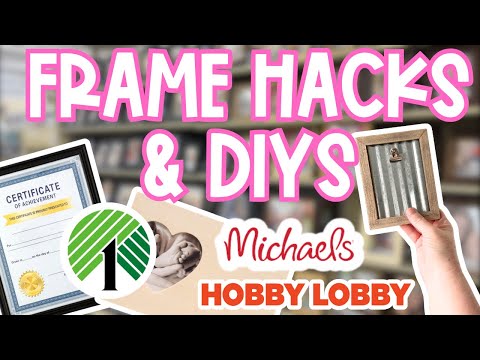 🤯GRAB Some CHEAP FRAMES and Make ONE OF A KIND DIYS! Craft to Impress with these Unique Projects!