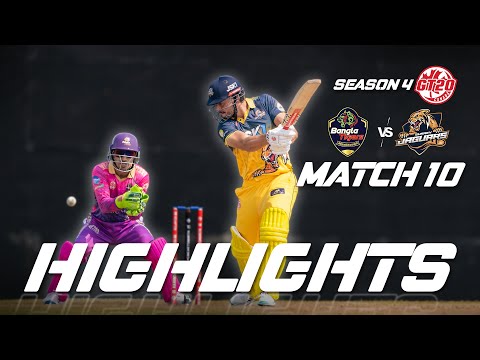 GT20 Canada Season 4 | Match - 10 | Bangla Tigers Mississauga vs Surrey Jaguars | Highlights