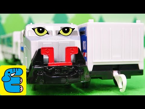 Plarail  Upgrade Jurassic World Dinosaur Carrier Train, Freight Train [English Subs]