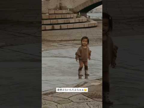 ポニョに見えてきた（笑）　#赤ちゃんのいる生活 #子供のいる暮らし #2歳女の子