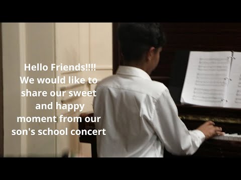 School Concert Performance - Sing in Harmony on Piano