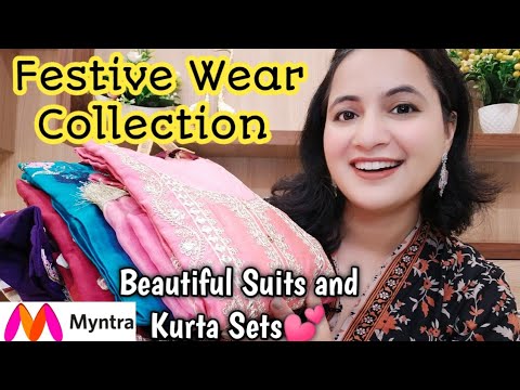 Myntra Suits Haul / Myntra Suit Sets ,Sharara Sets and Kurta Sets Haul / Neema's Talk