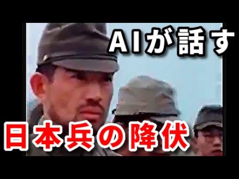 フルカラー映像と写真で見る太平洋戦争　AIに日本兵の降伏について聞いてみた