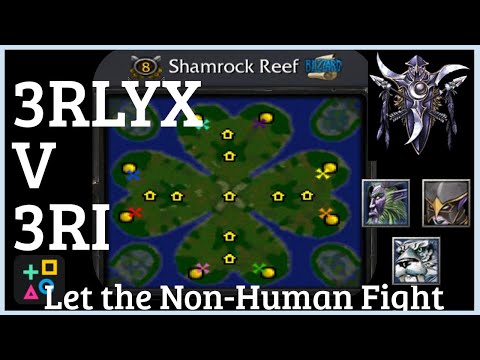 ⬜🏹Shamrock Reef [3v3] - Human x2 & Night Elf vs. Human x2 & Undead - Lym POV