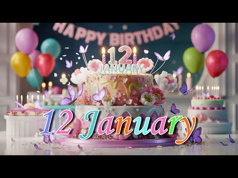 12 January Happy birthday to you songs   #Happybirthday #Happybirthdaytoyou