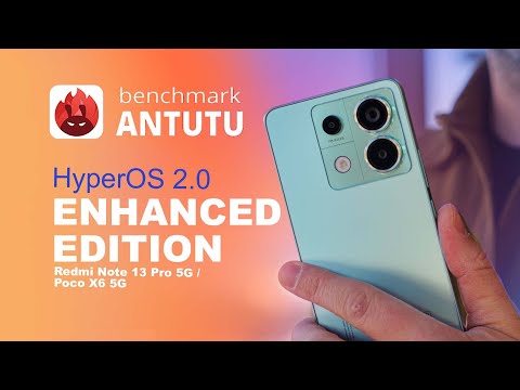 HyperOS 2 0 BETA Antutu Benchmark Test | Redmi Note 13 Pro 5G - Poco X6 5G (garnet)