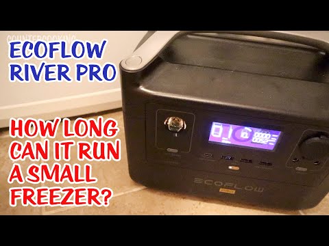 How Long Will An EcoFlow River Pro Portable Power Station Run A Small Freezer?