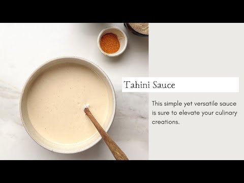 Tahini Sauce | Cooking Zahra