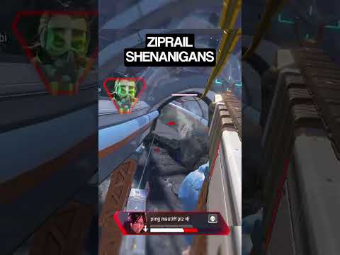 ziprail shenanigans #apexlegends #apexsquad #apex #apexclips