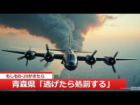 B-29爆撃機が東北に…「青森大空襲」 学校で教わらない歴史・教科書で習わない県知事と市民の話　ずんだもん解説