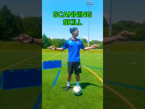 scanning skill #viewfibfub #soccerskill #soccerdrill #midfielder #passball #playmakers