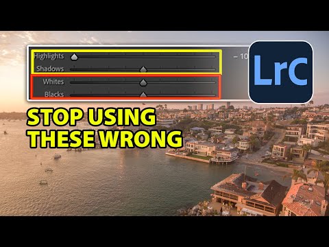 These Lightroom settings are NOT the same