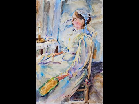 Robert Sherrill Critiques Henry Li's Study of Cecilia Beaux's New England Woman Portrait on Silk