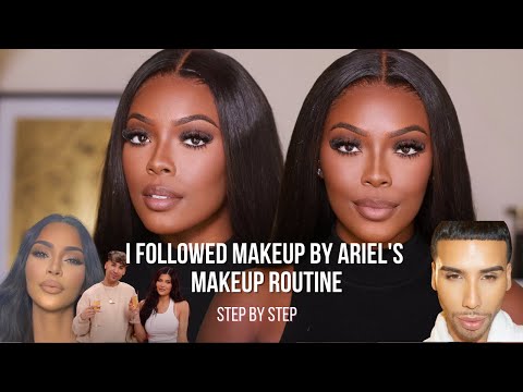 I FOLLOWED KYLIE JENNER MUA MAKEUPBYARIEL MAKEUP ROUTINE | STEP BY STEP FOR DARK SKIN | FT NEW NARS