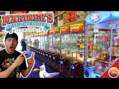 PLUSH TIME WINS, CLAW MACHINES, AND JACKPOTS! Best Day Ever at Mariners Arcade!