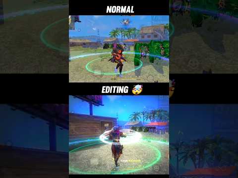 Normal vs Editing 🔥 Free Fire Capcut Edit