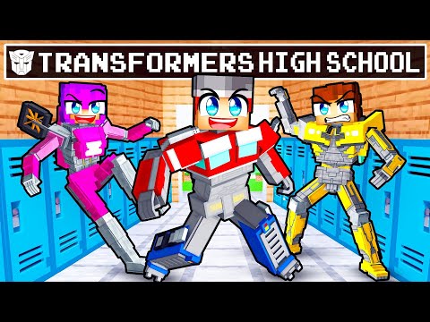 Gara Goes to TRANSFORMERS SCHOOL in Minecraft!