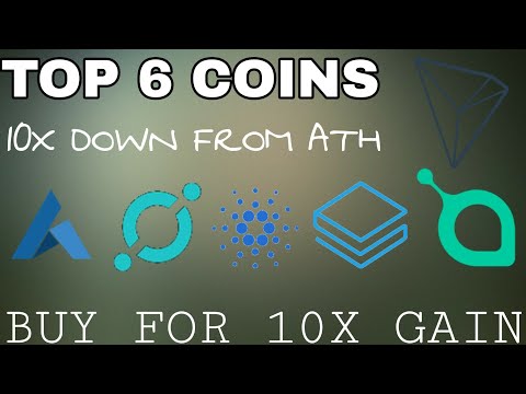 6 Coin Which Are Down 10X From ATH..! Buy For 10X Gain In Bull Run