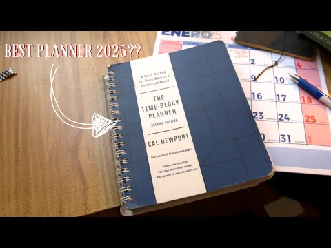 My planner for 2025 | cal newports’s The Time Block planner