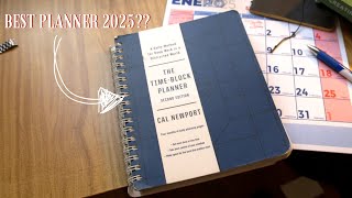 My planner for 2025 | cal newports’s The Time Block planner