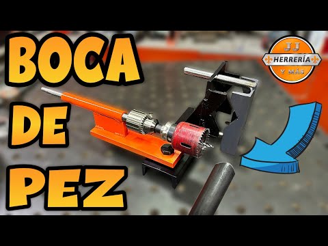 🐟 Cómo Hacer Máquina Para Cortar BOCA De PEZ - JJ HERRERIA Y MAS ✅