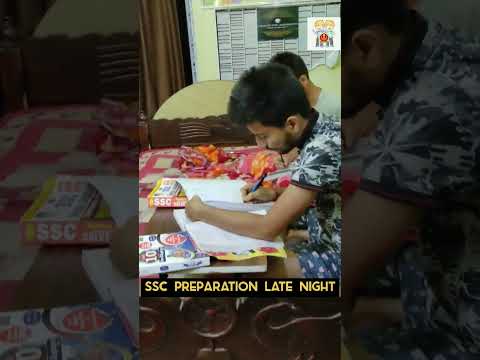 SSC aspirant preparation late night #ssc #chsl #cgl #motivation