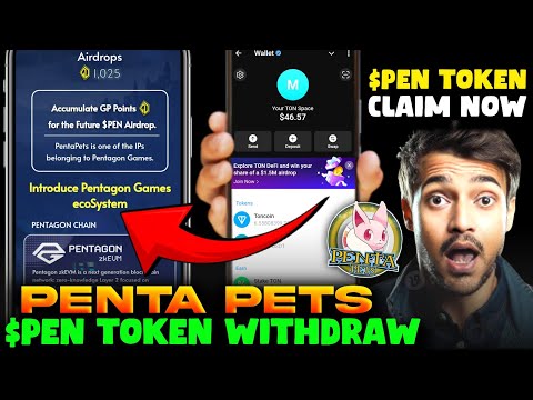 Penta Pets Airdrop Withdrawal |Pentapets Withdrawal Process |Pentapets EVM's Address Connect|Listing