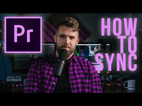 How to SYNC Audio and Video in Premiere Pro with Broken Up DSLR Clips