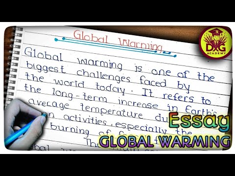 essay on global warming | global warming essay in English | write an essay on global warming |