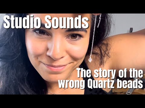 Studio Sounds: A Day in the Life of a Metalsmith - Let’s make some Aura Quartz Threader Earrings