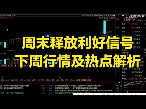 周末释放哪些信号，下周行情及热点解析