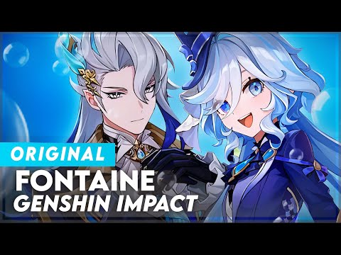 GENSHIN IMPACT - FONTAINE: "THROUGHOUT THE FLOW OF YEARS" (WITH LYRICS) | ORIGINAL SONG