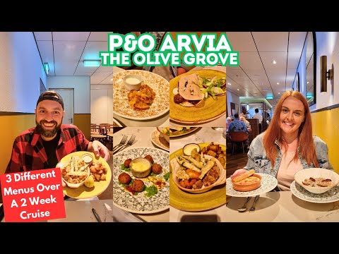 P&O Arvia Olive Grove FULL Review - Is This ALL INCLUDED Restaurant A Good MDR Replacement ?