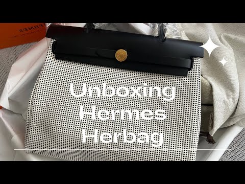 Hermes Herbag 31 Unboxing