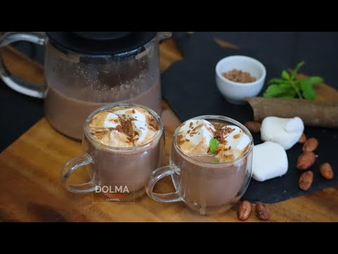 Hot chocolate at home - how to make hot choco drink at home