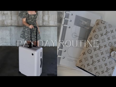 Cash Budget Pay Day Routine - Reach Your Financial Goals 💵☕️ | Stuffing $990 June '24 | LV PM Agenda