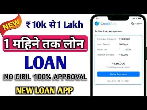 Aadhar Card Se Loan ₹ 5k To 1 Lakhs Without CIBIL Score Without Income Proof | New Loan App