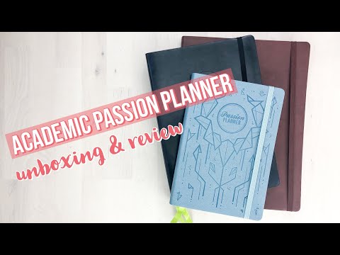 Academic Passion Planner UNBOXING and REVIEW