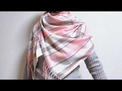 ♡簡単なマダム巻き【ストールの巻き方】a easy way to tie a winter scarf like a madam