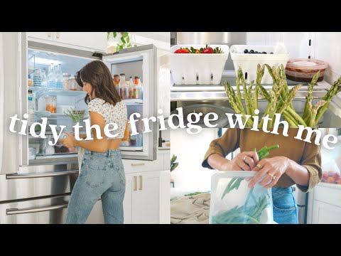 🍋 Clean with Me | Fridge Organization & Storage Tips