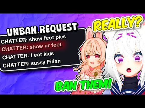 Filian and Pippa do anything but unban people for 8 minutes