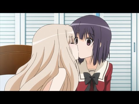 Anime girl kiss girl #36 | Lesbian kiss