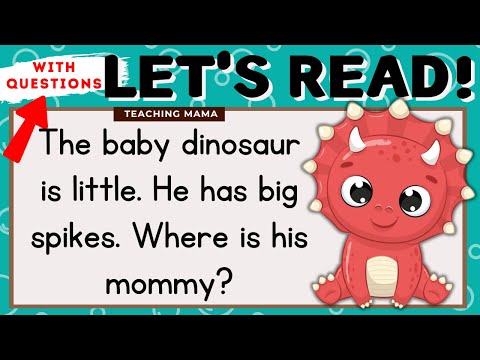 LET'S READ! | READING COMPREHENSION | PRACTICE READING ENGLISH FOR KIDS | TEACHING MAMA