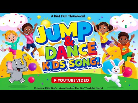 Jump and Dance Kids Song 🎉 Fun Action Song for Children | Learn, Play & Move Together!