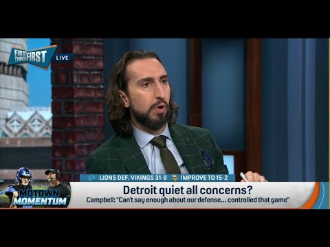 FIRST THINGS FIRST | Nick Wright RIPS Detroit Lions, They CAN'T Win Super Bowl With Defense | NFL