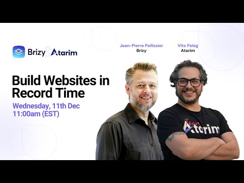 Build Websites in Record Time with Brizy & Atarim