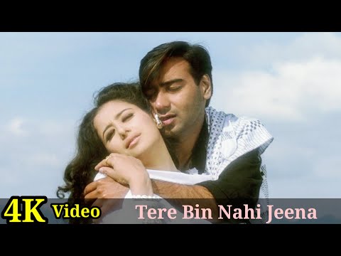 Tere Bin Nahi Jeena 4K Video Song |Kachche Dhaage| Ajay Devgan, Manisha, Lata Mangeshkar HD