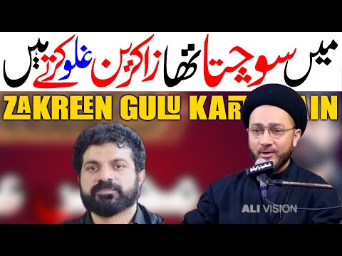 Main Souchta Tha Ke Zakrein Ghulu Karte Hain | Moulana Shahenshah Hussain Naqvi